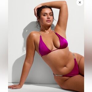 NWT Victoria Secrets Shine rope triangle top S, L or XL and bottoms M or L
